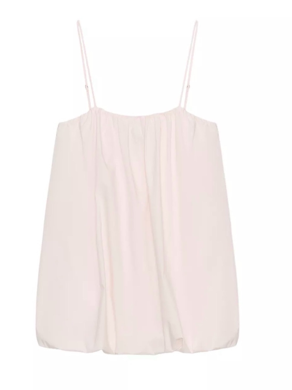 Nylon balloon mini dress